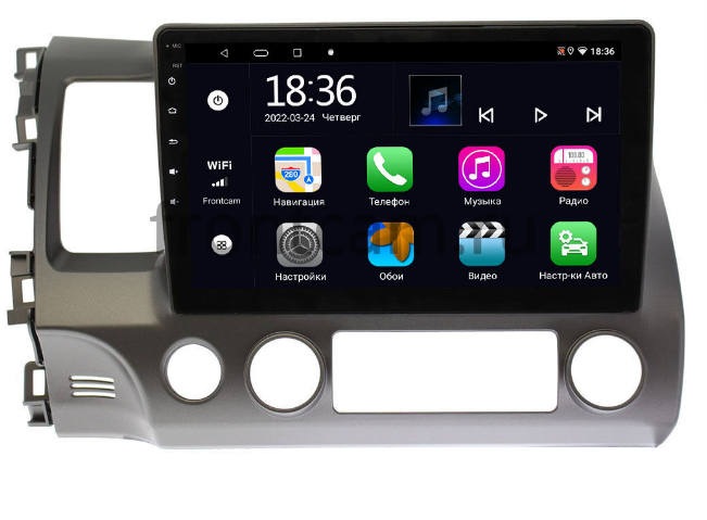 Штатная магнитола Honda Civic 8 (4D) (2005-2012) OEM MX9-1061 4/64 Android 10 CarPlay