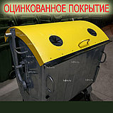 Контейнер мусорный  1100 л оцинкованный для  ТБО и ТКО tsg prs, фото 6
