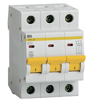 Автоматический выключатель ВА47-29 3P 50A 4,5кA х-ка C, ИЭК, арт.MVA20-3-050-C