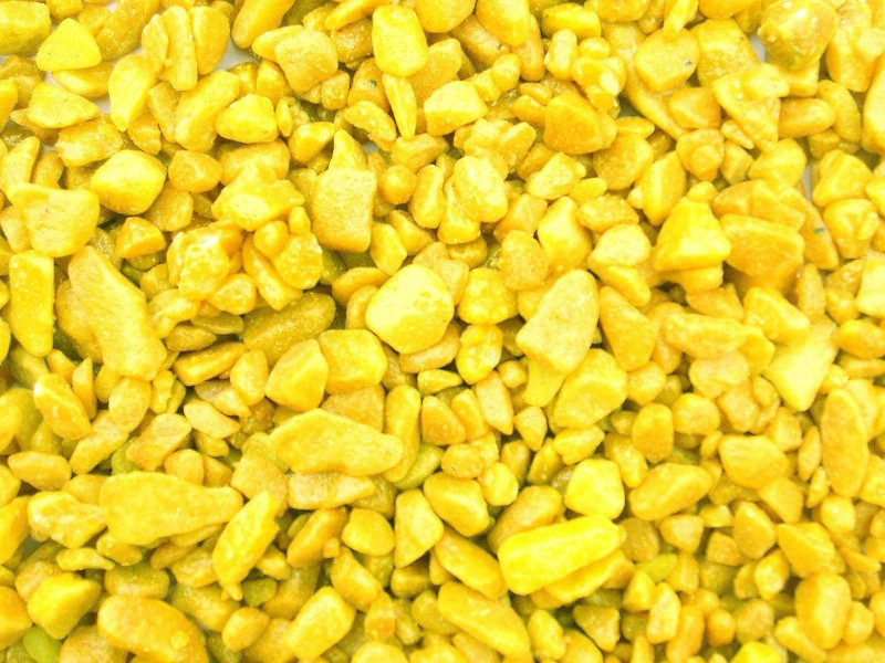 Щебень мраморный декоративный желтый (20 кг.) - фото 1 - id-p48780402