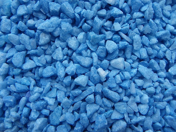 Щебень мраморный декоративный синий (20 кг.), фото 2
