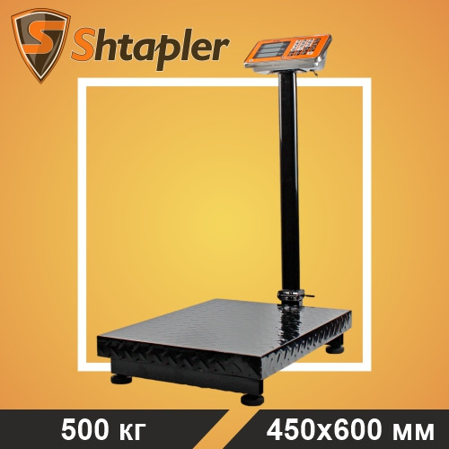 Весы торговые напольные Shtapler PW 500 кг 45x60 см