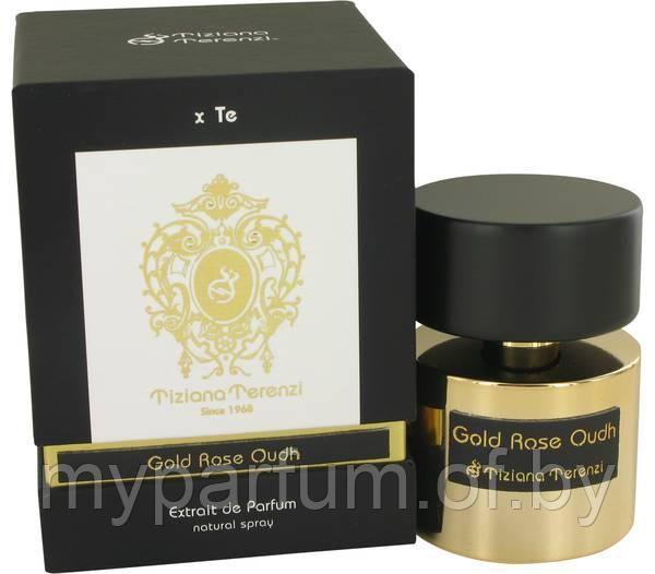 Женская парфюмерная вода Tiziana Terenzi Gold Rose Oudh Extrait de Parfum 100ml (PREMIUM)