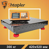 Весы торговые напольные Shtapler PW 300 42x52 см беспроводные