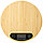 Kamille/  Весы кухонные электронные  (круглые платформа из бамбука), фото 3