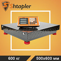 Весы торговые напольные Shtapler PW 600 50x60 см беспроводные