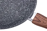 Сотейник с толстым дном 28 см Grey marble Kamille 4167, фото 4