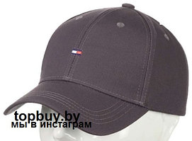 Бейсболка с логотипом Tommy Hilfiger, темно-серая.