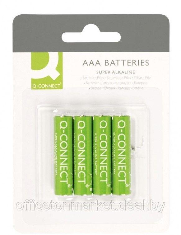 Батарейки алкалиновые Q-Connect "AAA/LR03", 4 шт.