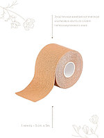 Кинезио тейп 5 м*5 см, бежевая (Physio Tape, beige), SF 0192, фото 3