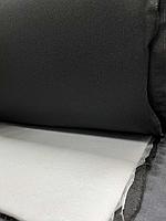 Жаккард черный для сидений / на поролоне 5 мм. / ламинирование нижнего слоя спанбонд / Турция