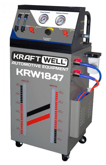 KraftWell KRW1847 Установка для промывки автоматических коробок передач. Питание 12В - фото 1 - id-p201926195