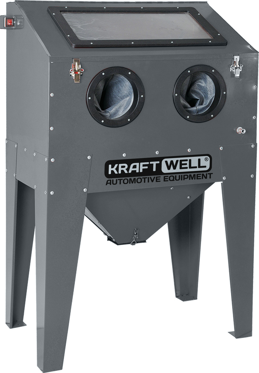 KraftWell KRW-SB220F Камера пескоструйная, фронтальная загрузка, 220 л - фото 1 - id-p201926230