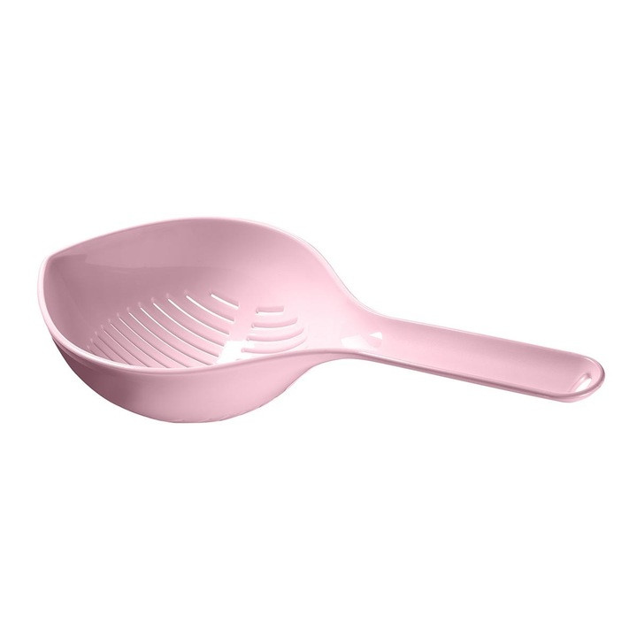 Дуршлаг с ручкой Spoon colander, Розовый - фото 1 - id-p191638783