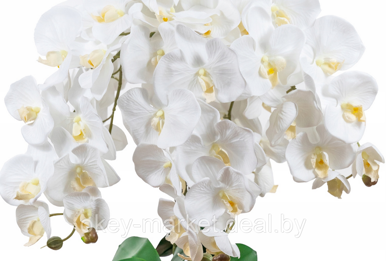 Искусственные цветы Орхидеи в кашпо 5 веток, 95 см - фото 8 - id-p201927991