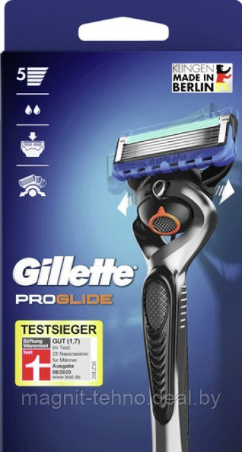 Бритвенный станок Gillette Proglide 1 сменная кассета (картонная упаковка) 7702018558216 - фото 1 - id-p201928083