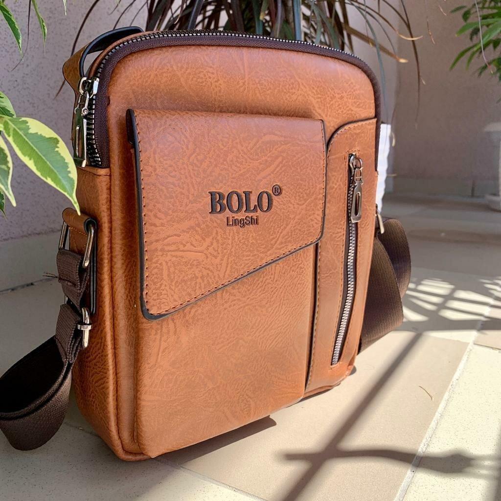 Мужская сумка-мессенджер через плечо Bolo LingShi (отделение для смартфона) - фото 7 - id-p201927665