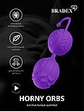 Вагинальные шарики Horny Orbs, фиолетовый, фото 5