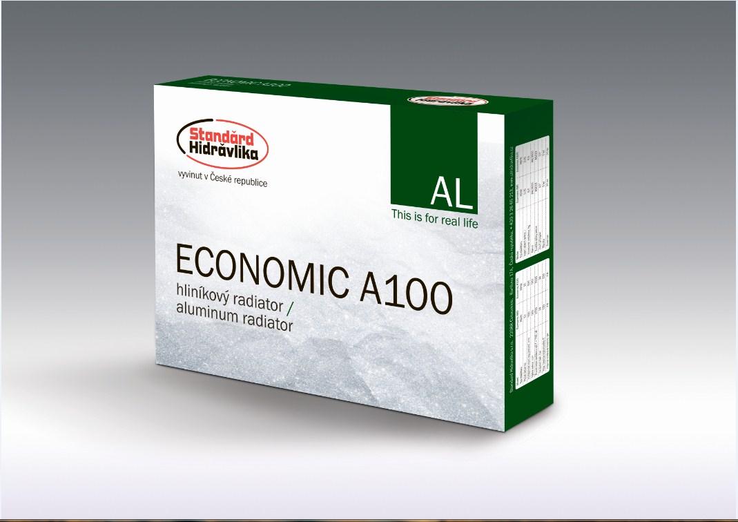 Радиатор отопления алюминиевый Standard Hidravlika Economic A100 (500/100) - фото 4 - id-p201929121