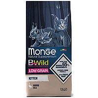 Monge Корм Monge Cat BW LG Kitten GOOSE низко зерновой для котят с гусем 1,5кг