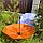 Автоматический противоштормовой зонт Vortex "Антишторм", d -96 см. Оранжевый, фото 7