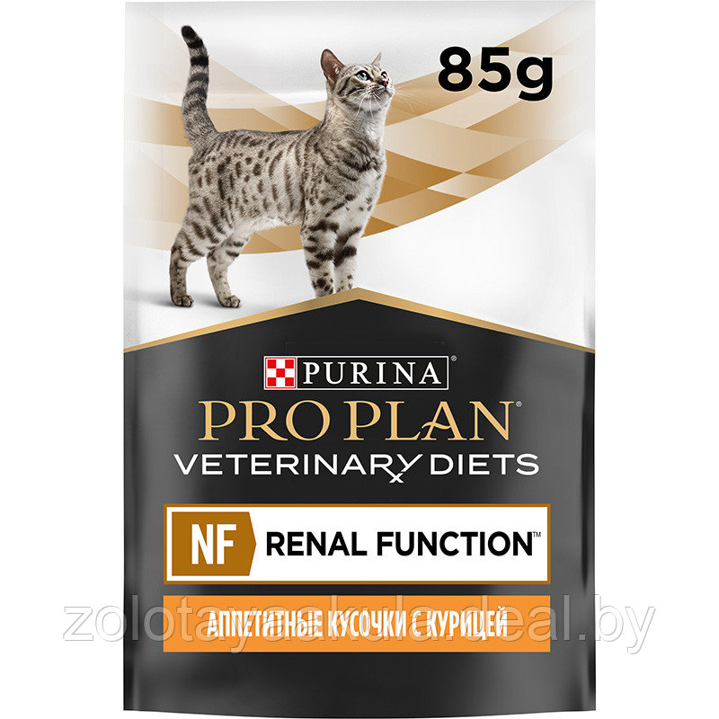 Корм для кошек PRO PLAN PPVD NF Renal диетический при патологии почек Курица, 85гр - фото 1 - id-p201928108