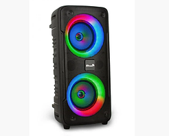 Напольная колонка Eltronic DANCE BOX 300 Watts арт. 20-19 с проводным микрофоном и RGB цветомузыкой