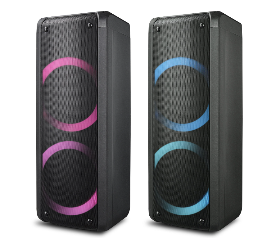 Напольная колонка Eltronic DANCE BOX 300 Watts арт. 20-10 с беспроводным микрофоном и RGB светомузыкой
