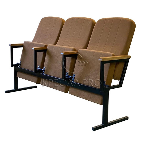 Кресло 3-х секционное откидное мягкое