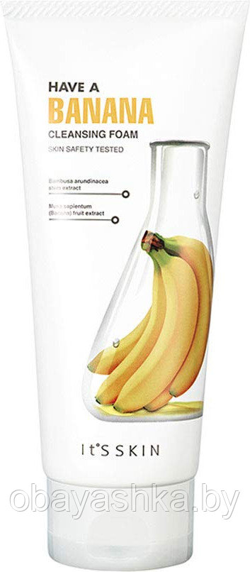 Пенка очищающая с экстрактом банана It's Skin Have a Banana Cleansing Foam,150 мл - фото 1 - id-p201931990