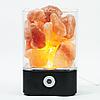 Соляной ионизирующий светильник-ночник «Crystal Salt Lamp» с розовой гималайской солью 0,62 кг, фото 10