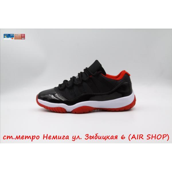 Nike Air Jordan 11 Red low, фото 1