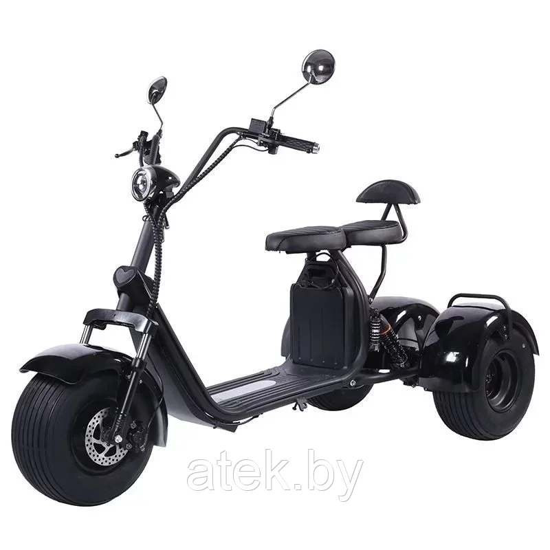 Электротрицикл CityCoCo Trike GT X7 PRO (2 батареи) - фото 2 - id-p201936554