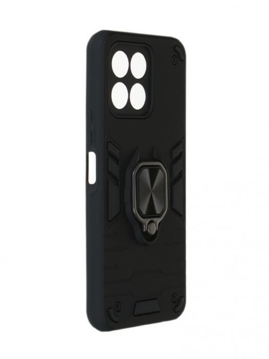 Чехол DF для Honor X6 с магнитом и кольцом Black hwArmor-01 - фото 1 - id-p201899006