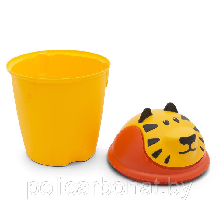 Урна для мусора тигрёнок Tiger bin 12L, Жёлтый - фото 2 - id-p201936061