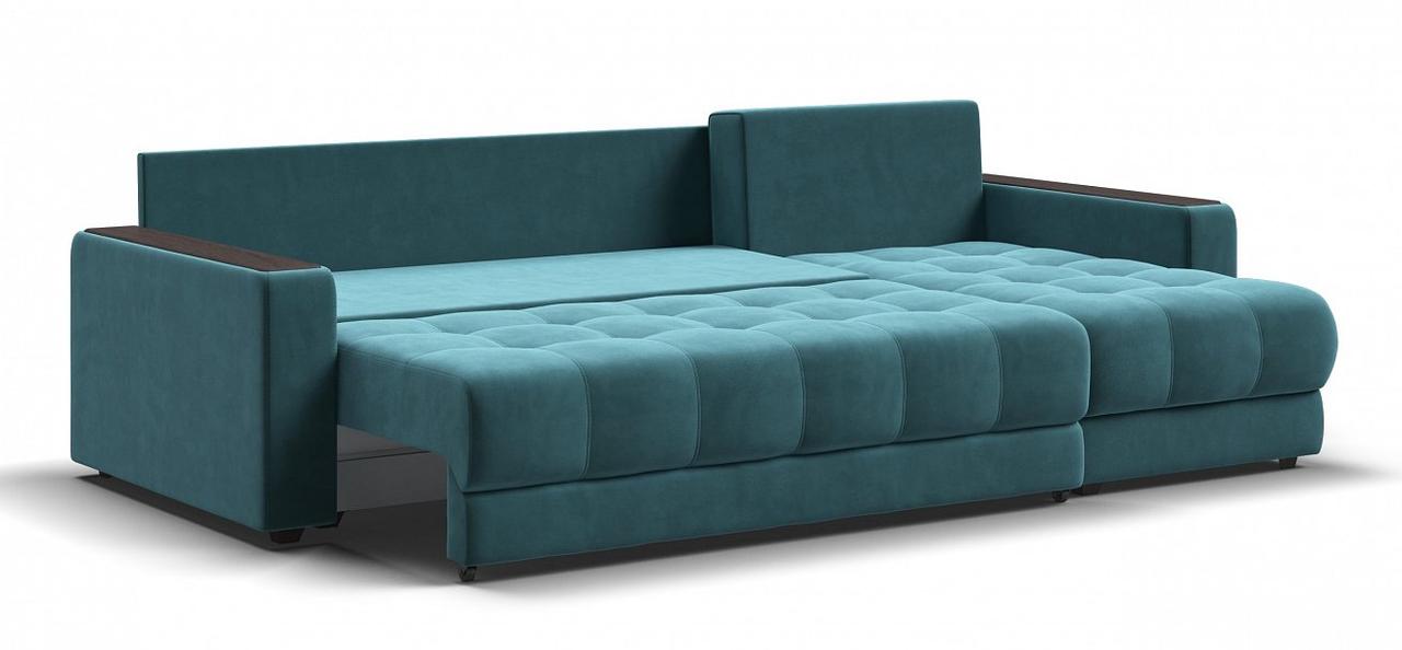Угловой диван BOSS 3.0 Classic XL велюр Monolit зеленый - фото 3 - id-p201936644