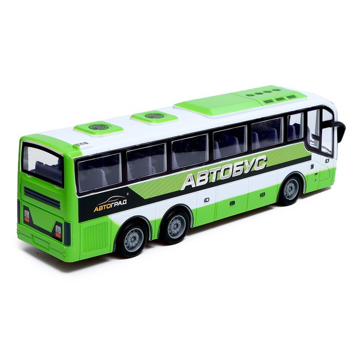 Автобус радиоуправляемый «Междугородний», масштаб 1:30, работает от батареек, цвет белый - фото 3 - id-p201842970