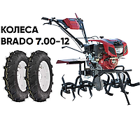 Мотоблок BRADO GT-850SX (8 л.с., колёса 7х12, пон.пер, 3+1, капот+фара)