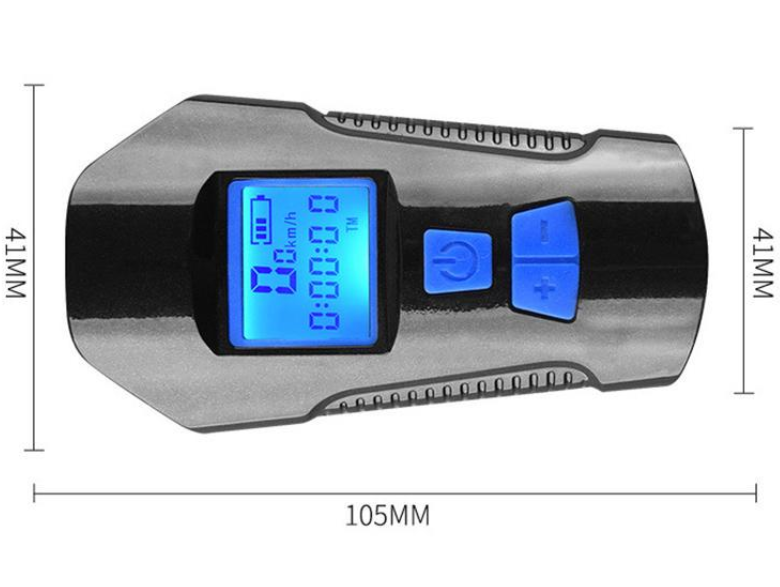 Велосипедный фонарь компьютер звонок XA - 585-t62LED, micro USB, встроенный аккумулятор - фото 10 - id-p156194566