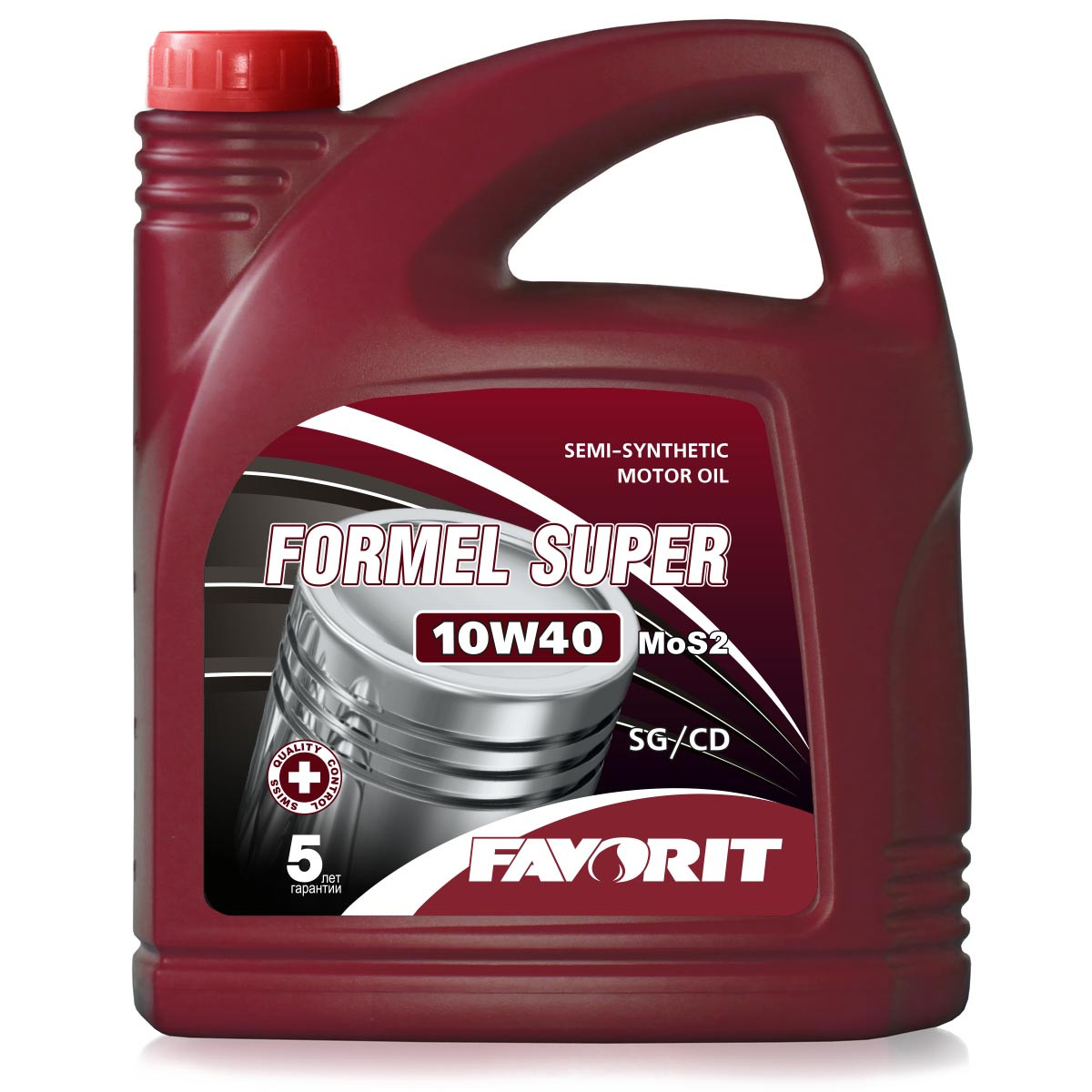 Моторное масло FAVORIT 57238 Formel Super MoS2 10W-40 API SG/CD 5л