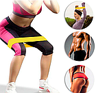 Спортивная резинка для фитнеса, йоги, пилатеса / тонизирующая лента-эспандер из латекса Sweat Shaper Toning, фото 5