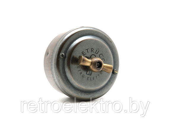 PETRUCCI выключатель поворотный четырёхпозиционный (2-х кл.) "старая бронза", фото 2