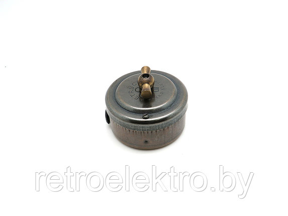 PETRUCCI выключатель поворотный четырёхпозиционный (2-х кл.) "старая бронза", фото 2