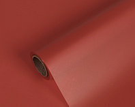 Пленка матовая полупрозрачная "Vogue" 50мкр, 60см*10м. Красный