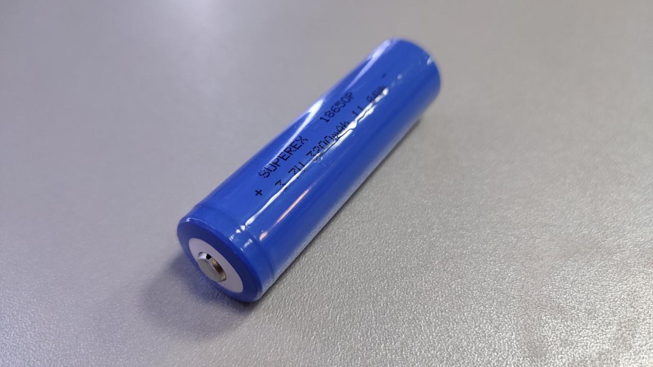 Аккумулятор 18650 3200mAh - PROFIT/SUPEREX 3200mAh, 3.7v, высокий +