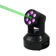 Вращающаяся голова LL-M14 6LED+Green Laser Beam Moving Head