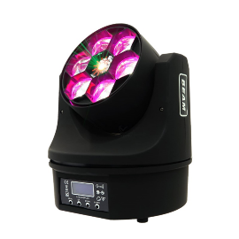 Вращающаяся голова LL-M15 6х10W Bee Eyes Moving Head Light with laser