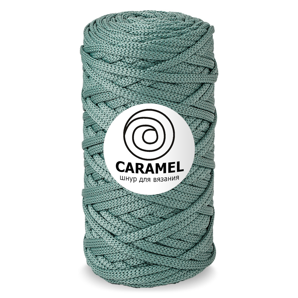 Шнур для вязания полиэфирный Caramel 5 мм, цвет тимьян - фото 1 - id-p201973307