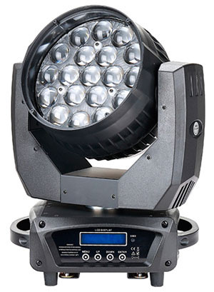 Вращающаяся голова LL-M65 19х15W 4in1 LED Moving Head Zoom Light