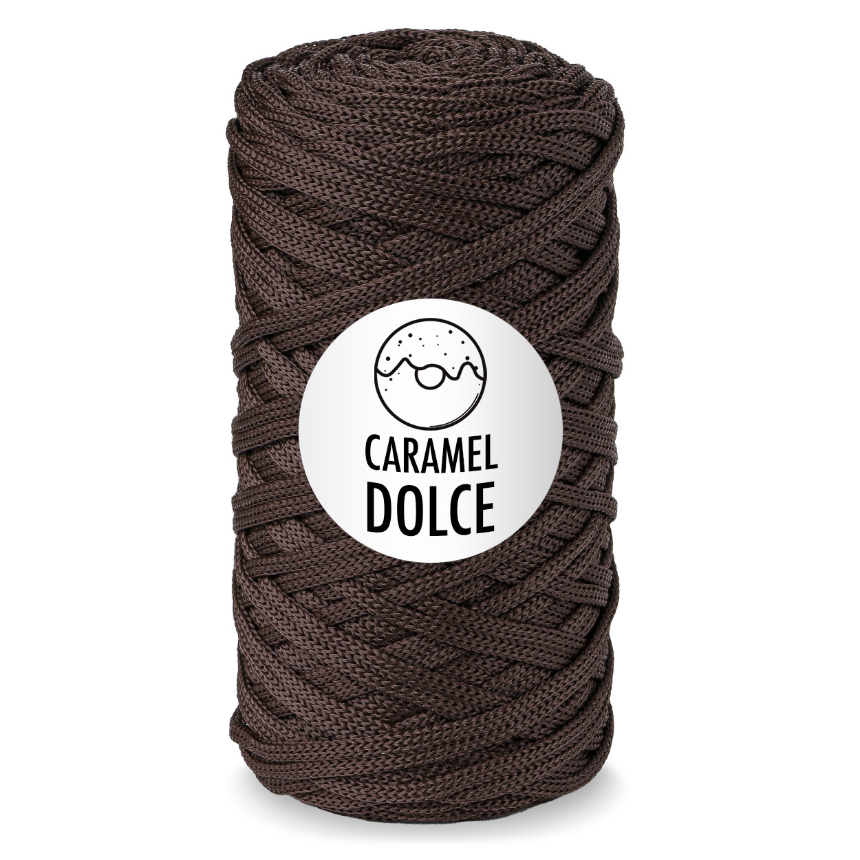 Шнур для вязания полиэфирный Caramel DOLCE 4 мм цвет маффин - фото 1 - id-p201974086